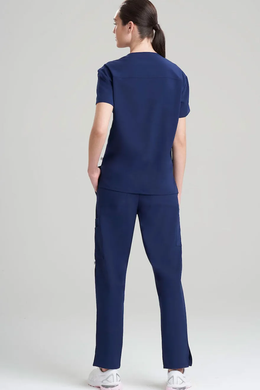 Women's 3-Pocket V-Neck Scrub Top