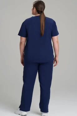 Women's 3-Pocket V-Neck Scrub Top