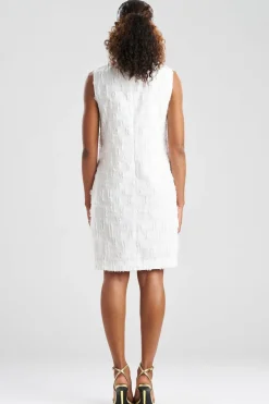 Woven Fil Coupe Jacquard Shift Dress