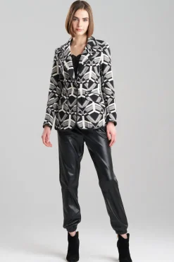 Yantra Notch Lapel Blazer