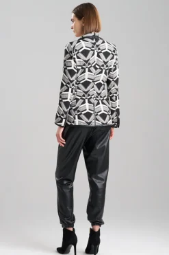 Yantra Notch Lapel Blazer